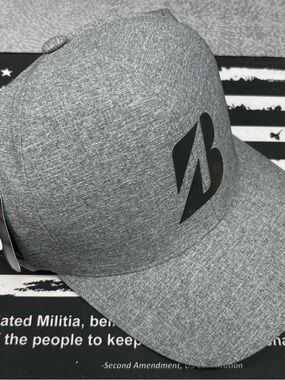 Bridgestone Golf Hat Heather Grey Tour B